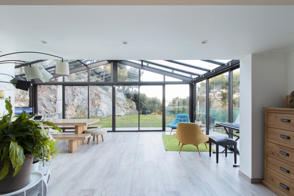 Véranda traditionnelle en forme - GIORDANO (3)