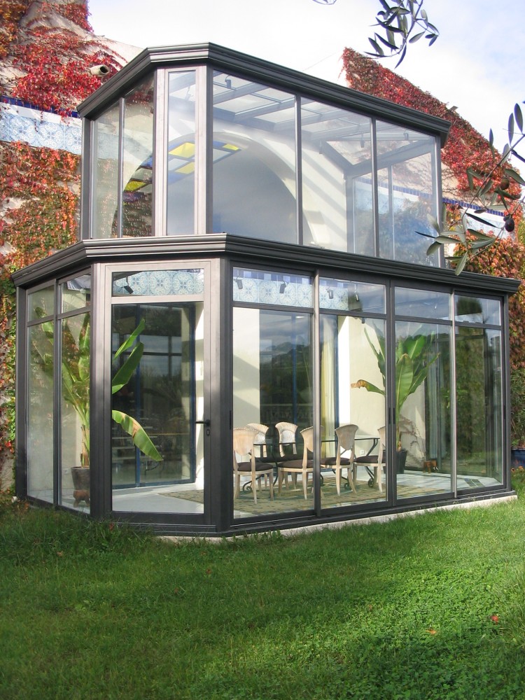 Véranda traditionnelle en forme - SANANES (2)