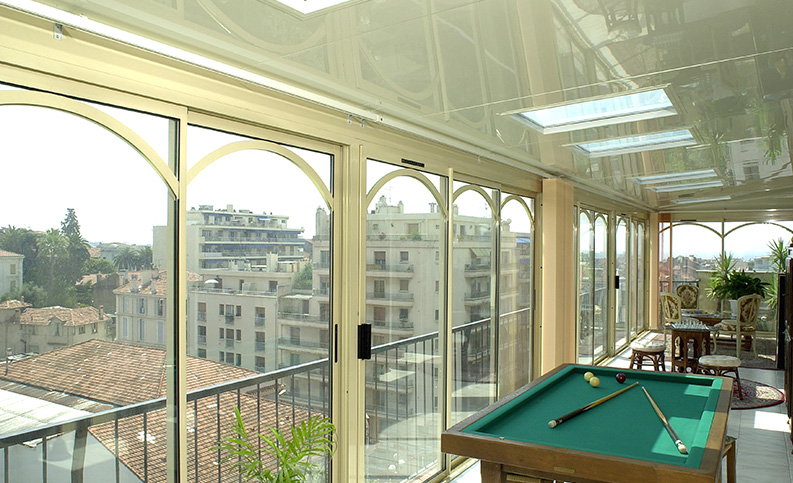 Véranda contemporaine droite - photo1