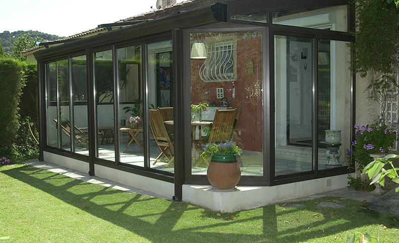 Véranda contemporaine droite - photo18