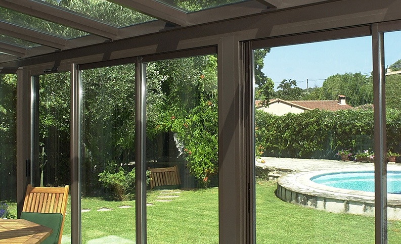 Véranda contemporaine droite - photo19