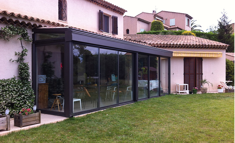 Véranda contemporaine droite - photo7