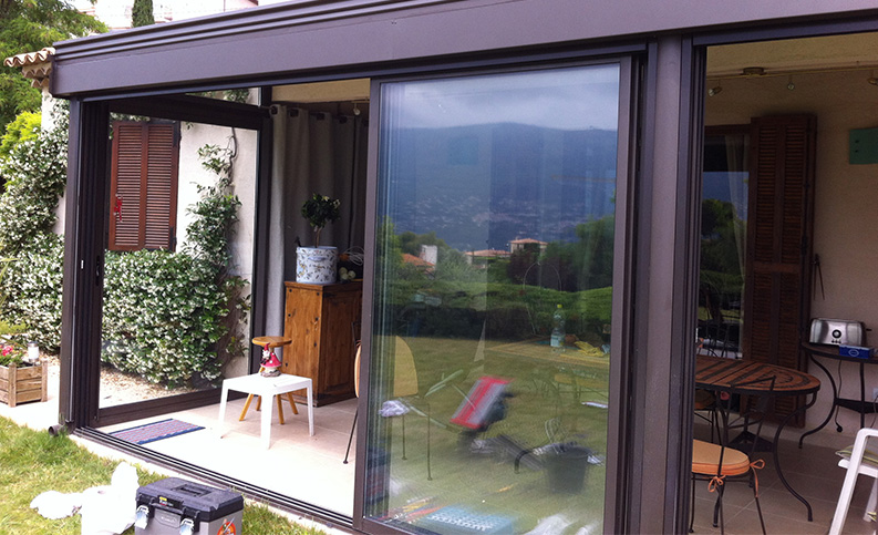 Véranda contemporaine droite - photo8