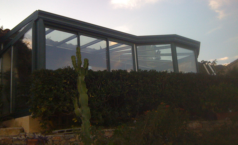 Véranda contemporaine en forme - photo9