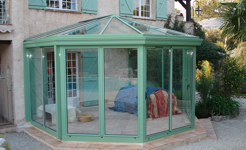 Véranda contemporaine victorienne - photo1