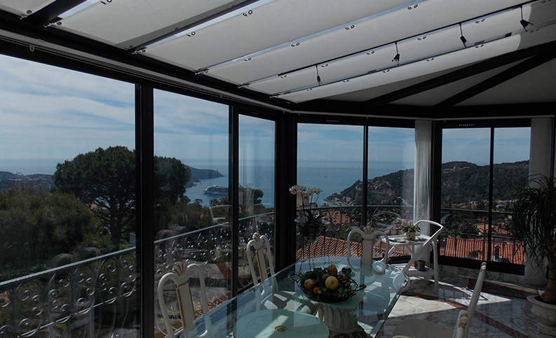 Véranda contemporaine pan cassé - photo3