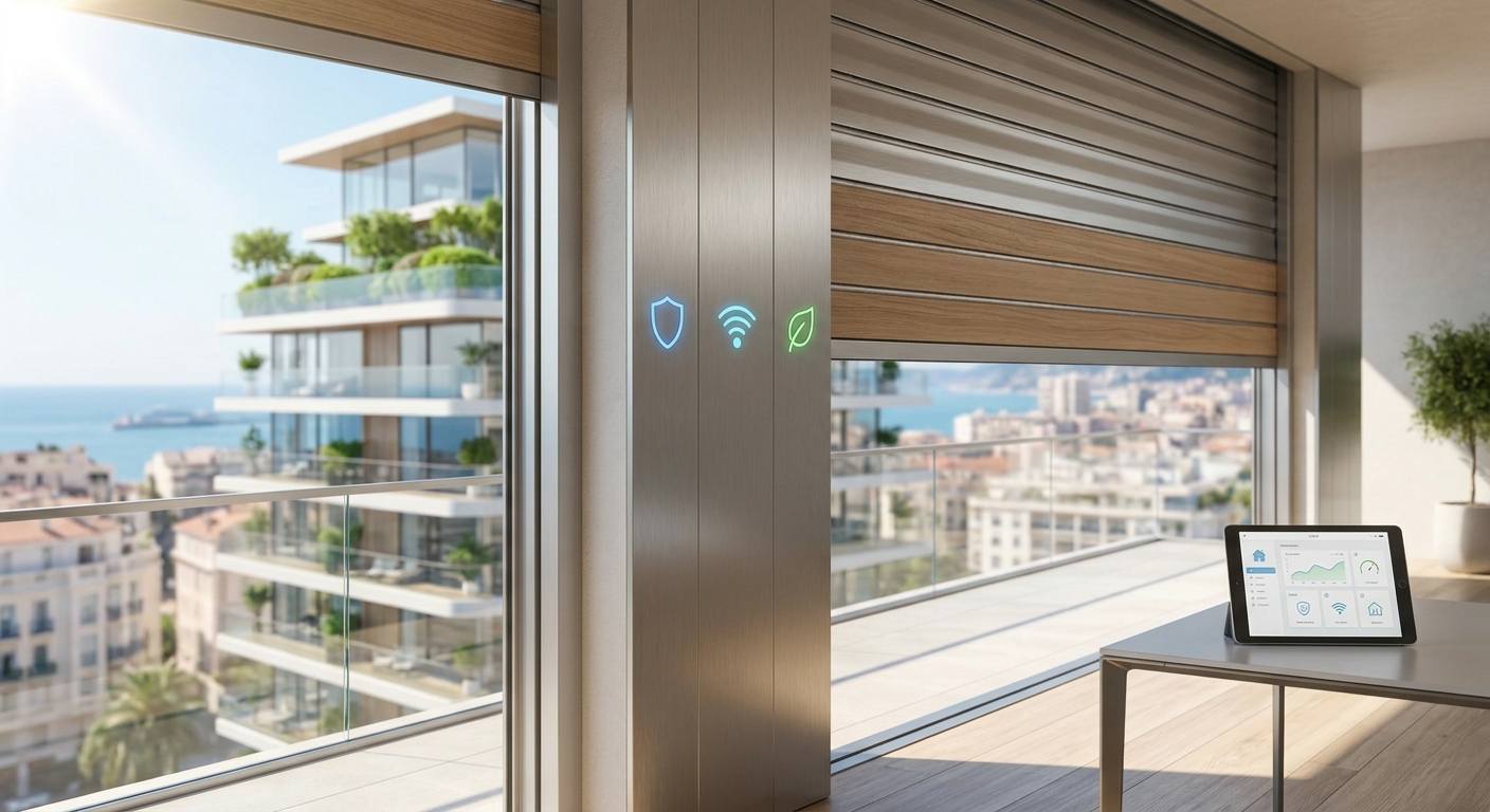 Volets à Cannes : L'essor des solutions connectées et sécurisées